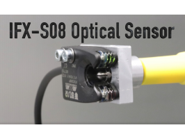 Optical sensor type IFX-S08 for lubricant jets monitoring